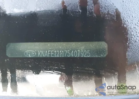 2007 Kia Spectra Ex/Lx z USA, uszkodzony, nr VIN KNAFE121175407925